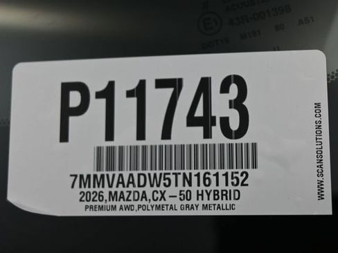Certified 2026 MAZDA CX-50 AWD 2.5 Hybrid w/ Weather Package image 28