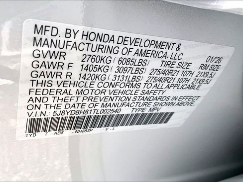 New 2026 Acura MDX Type S image 41