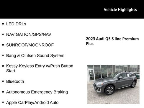 Used 2023 Audi Q5 2.0T Premium Plus w/ Premium Plus Package image 57