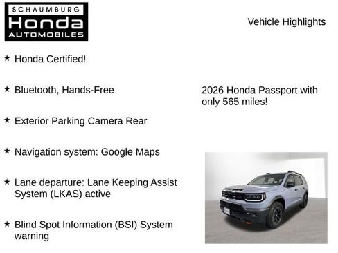 Certified 2026 Honda Passport TrailSport Elite image 7