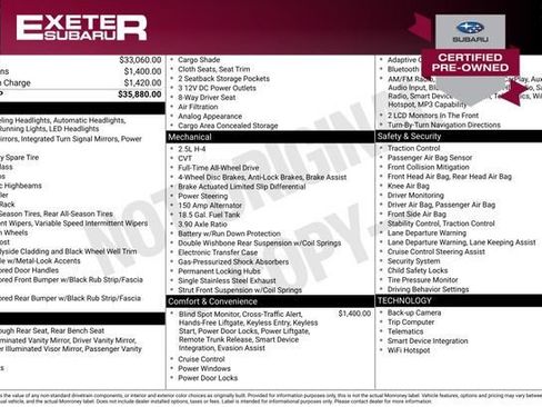 Certified 2025 Subaru Outback Premium image 1