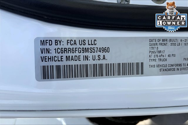 Used 2021 RAM 1500 Tradesman w/ Chrome Plus Package RWD image 31