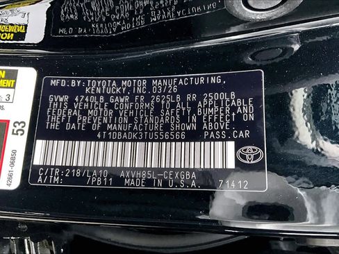 New 2026 Toyota Camry XLE AWD/4WD image 18