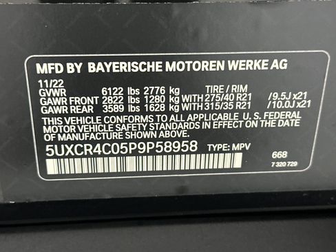 Certified 2023 BMW X5 sDrive40i w/ Parking Assistance Package image 19