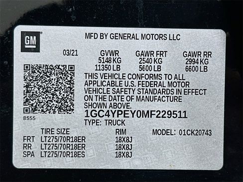 Used 2021 Chevrolet Silverado 2500 LTZ w/ LTZ Plus Package image 37