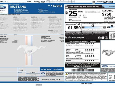 Used 2019 Ford Mustang Coupe image 2