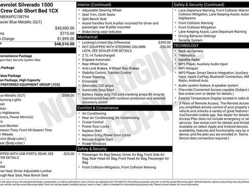 Used 2023 Chevrolet Silverado 1500 Custom RWD image 12