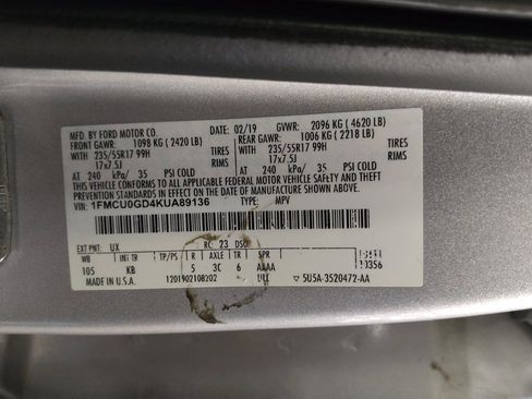 Used 2019 Ford Escape SE image 33