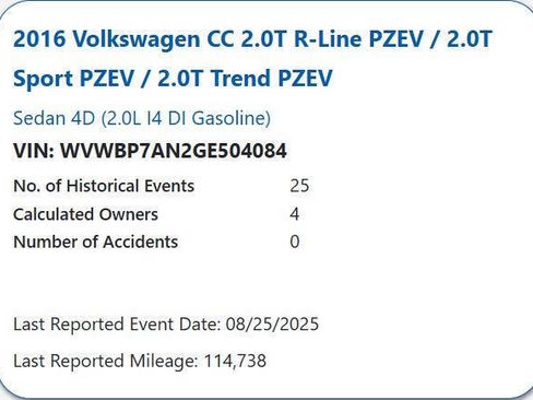 Used 2016 Volkswagen CC Sport image 3