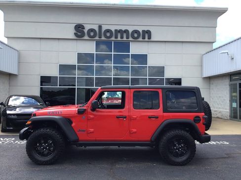 Certified 2025 Jeep Wrangler Unlimited Sport S 4xe AWD/4WD image 1