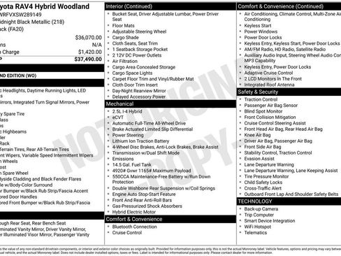 Used 2025 Toyota RAV4 Woodland Edition AWD/4WD image 36