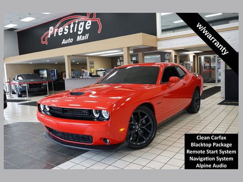 Used 2021 Dodge Challenger R/T w/ Blacktop Package RWD image 1