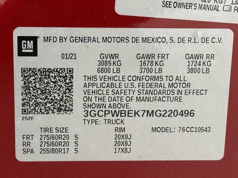 Used 2021 Chevrolet Silverado 1500 Custom image 26