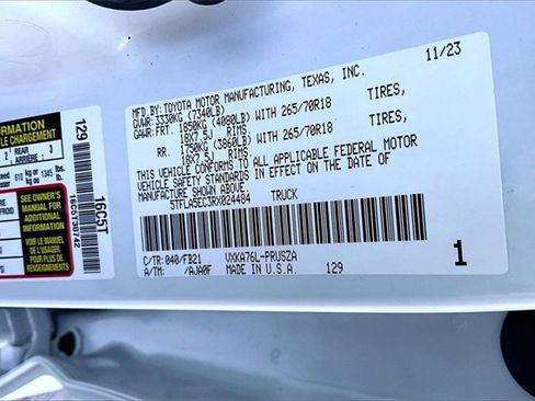 Used 2024 Toyota Tundra SR5 image 20