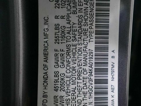 Certified 2019 Honda Accord Touring image 31