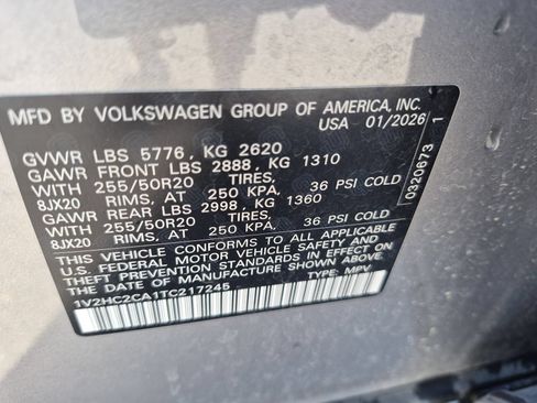 Used 2026 Volkswagen Atlas Cross Sport SE AWD/4WD image 30