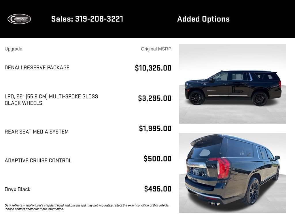 Certified 2023 GMC Yukon XL Denali w/ Denali Reserve Package AWD/4WD image 2