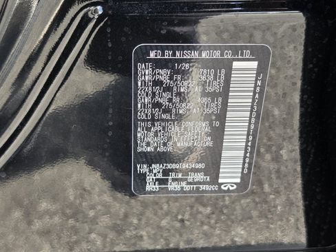 New 2026 INFINITI QX80 4WD image 25
