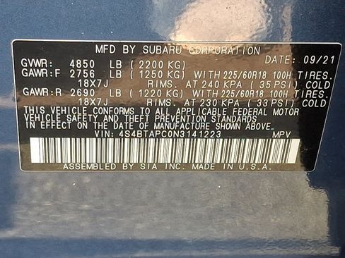 Used 2022 Subaru Outback Touring AWD/4WD image 28