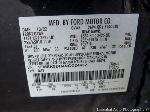 Used 2022 Ford Explorer 4WD image 28