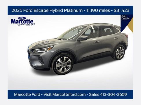 Certified 2025 Ford Escape Platinum w/ Premium Technology Package image 1