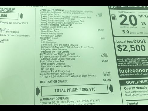 New 2026 Jeep Wrangler Rubicon w/ Technology Group image 25