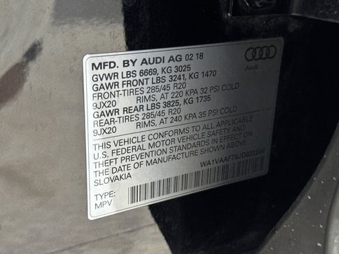 Used 2018 Audi Q7 3.0T Prestige w/ Prestige Package AWD/4WD image 48