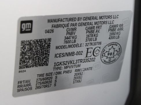 Used 2026 GMC Yukon AT4 Ultimate w/ LPO, Floor Liner Package AWD/4WD image 84