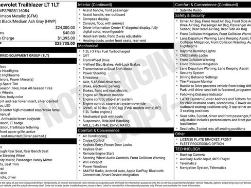 Used 2025 Chevrolet TrailBlazer LT image 27