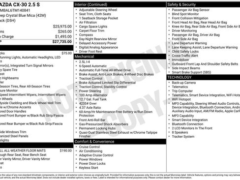 New 2026 MAZDA CX-30 AWD 2.5 S image 22