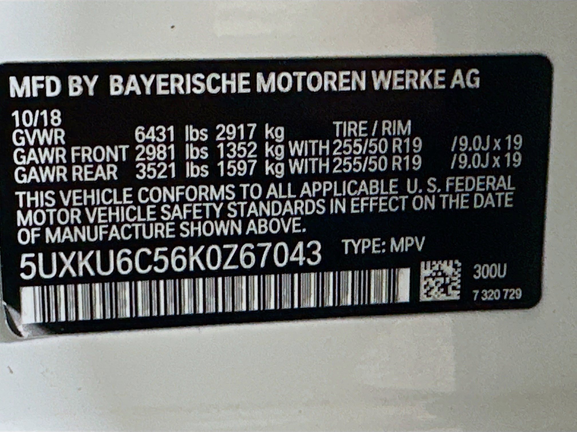 Used 2019 BMW X6 xDrive50i w/ M Sport Package AWD/4WD image 35