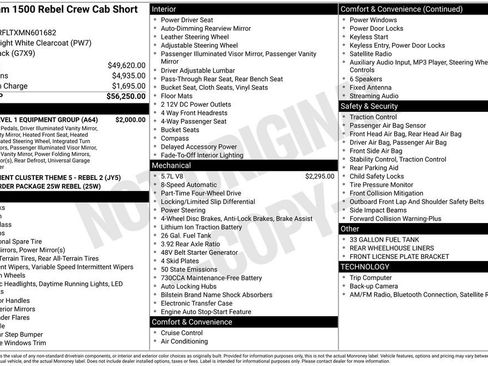 Used 2021 RAM 1500 Rebel w/ Rebel Level 1 Equipment Group AWD/4WD image 4