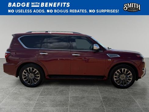 Used 2021 Nissan Armada Platinum w/ Captain's Chairs Package AWD/4WD image 3