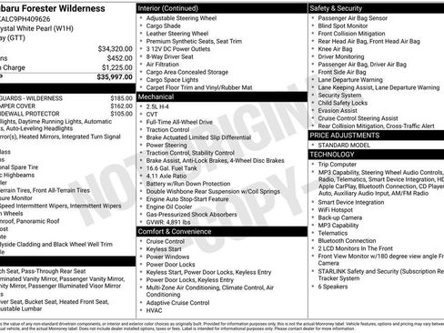 Certified 2023 Subaru Forester Wilderness image 19