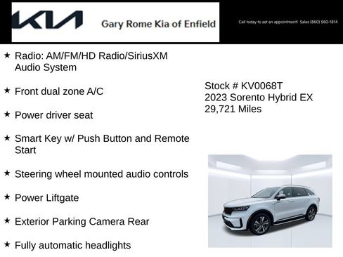 Certified 2023 Kia Sorento EX AWD/4WD image 15