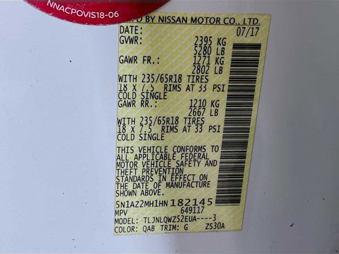 Used 2017 Nissan Murano SV image 30