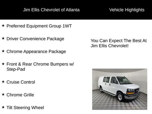 Certified 2023 GMC Savana 2500 w/ Driver Convenience Package image 5