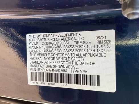 Used 2022 Honda Odyssey EX-L image 43