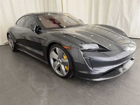 Certified 2021 Porsche Taycan Turbo S w/ Premium Package AWD/4WD image 7