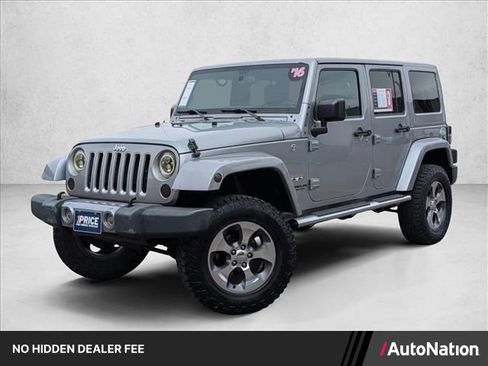 Used 2016 Jeep Wrangler Unlimited Sahara w/ Mopar Chrome Edition Group AWD/4WD image 1