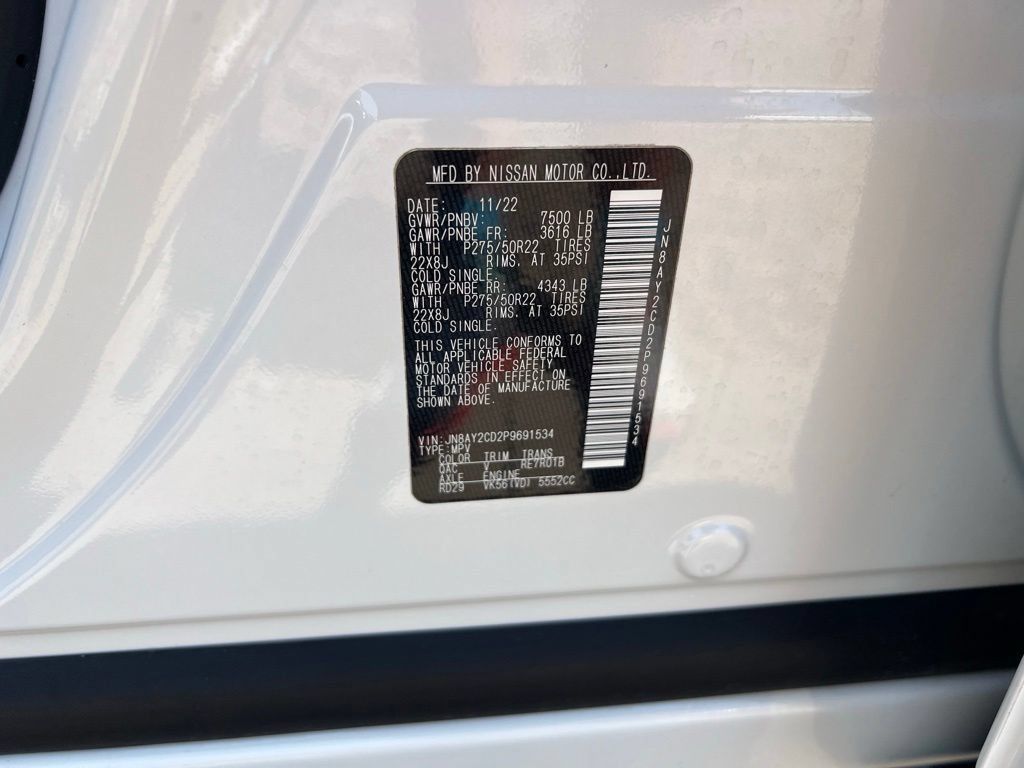 Used 2023 Nissan Armada Platinum w/ Cargo Package AWD/4WD image 16