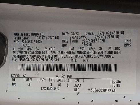 Used 2023 Ford Escape Active image 33