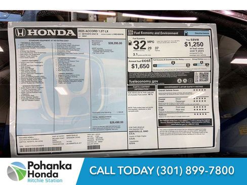 New 2025 Honda Accord LX image 22
