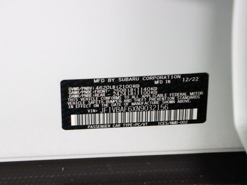 Used 2022 Subaru WRX Premium image 31