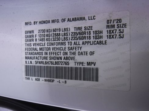 Used 2020 Honda Odyssey EX-L image 37