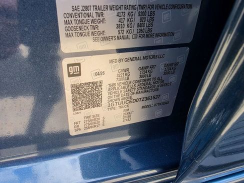 New 2026 GMC Sierra 1500 Elevation w/ Elevation Premium Package AWD/4WD image 36