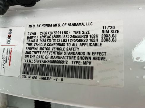 Used 2021 Honda Passport Sport image 29