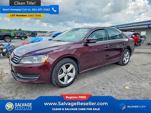 Used 2013 Volkswagen Passat 2.5 SE FWD image 1