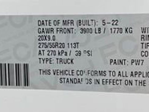 Used 2022 RAM 1500 Limited w/ Body Color Bumper Group AWD/4WD image 60