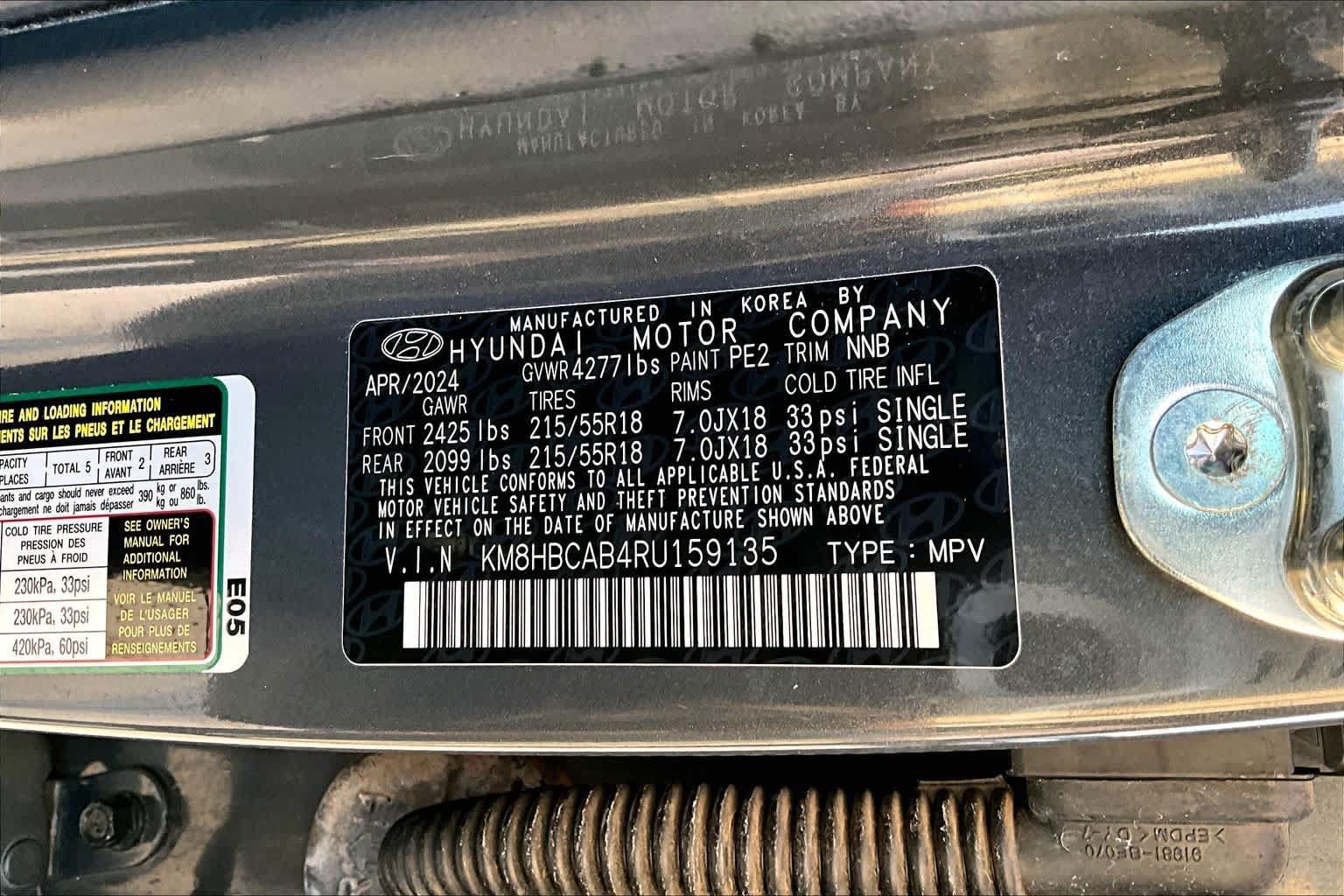 Certified 2024 Hyundai Kona SEL AWD/4WD image 32
